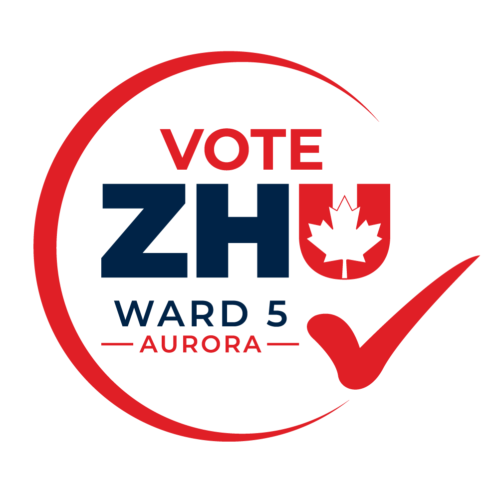 Vote Zhu for Ward 5 logo